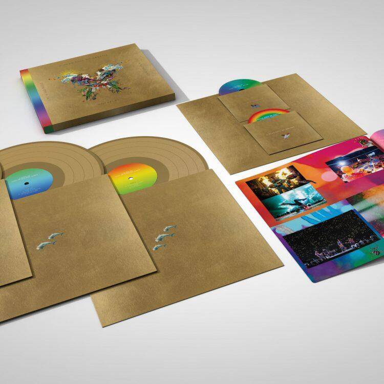 Coldplay - Live In Buenos Aires / Live In São Paulo / A Head Full Of Dreams (3LP, Gold, 2xDVD, 180gr, BOX)