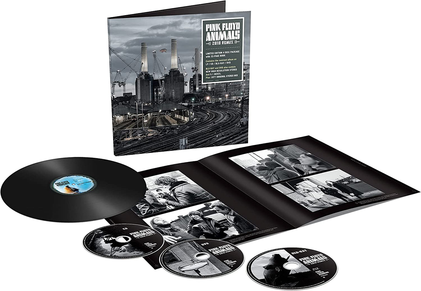 Pink Floyd - Animals (LP, CD, DVD, Blu-Ray, Book, 180gr, BOX)