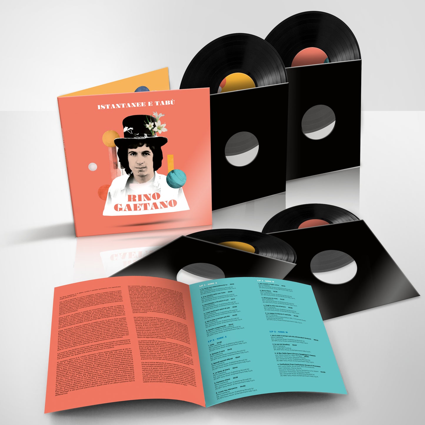 Rino Gaetano - Istantanee & Tabù (Numerato, 4LP, 180gr)