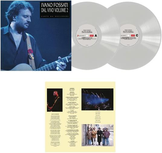 Ivano Fossati - Dal Vivo Volume 2: Canzoni Da Decifrare (LTD, Trasparente, Numerato, 180gr)