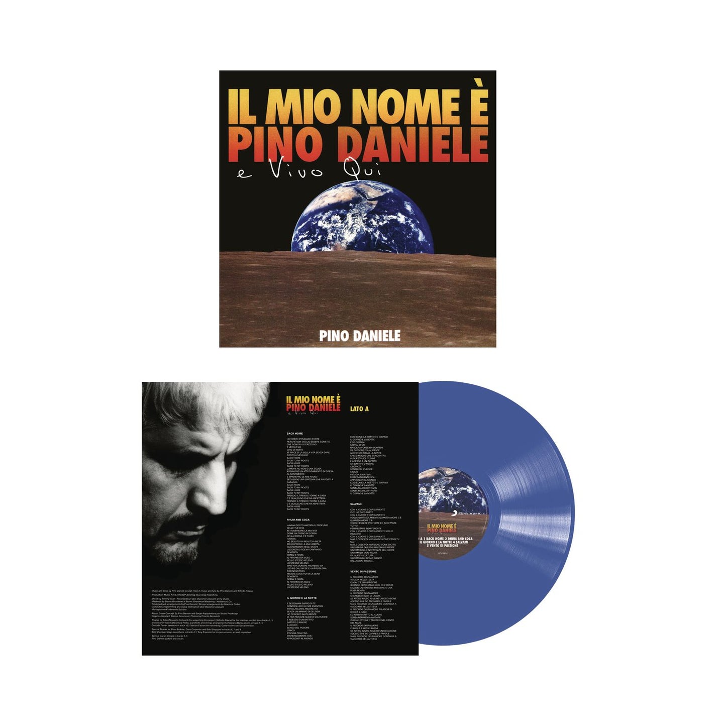 Pino Daniele - Il Mio Nome È Pino Daniele E Vivo Qui (Blu, 180gr)
