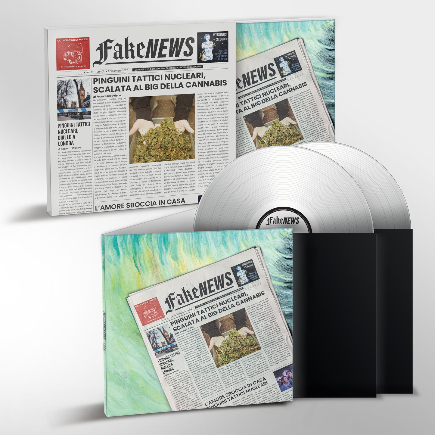 Pinguini Tattici Nucleari - Fake News – Stupefacenti (Bianco, 2LP, 180gr)