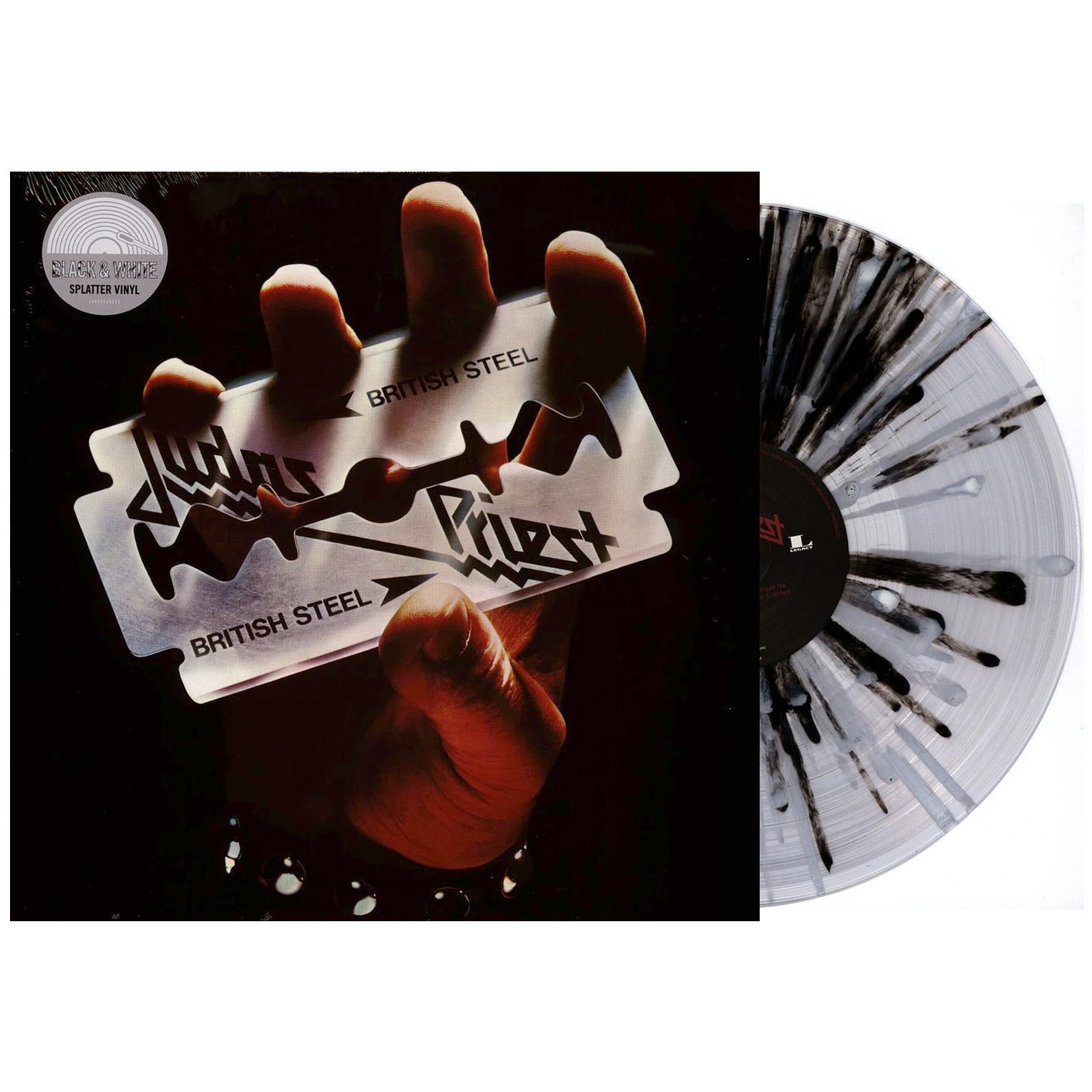 Judas Priest - British Steel (Black & White Splatter, 180gr)