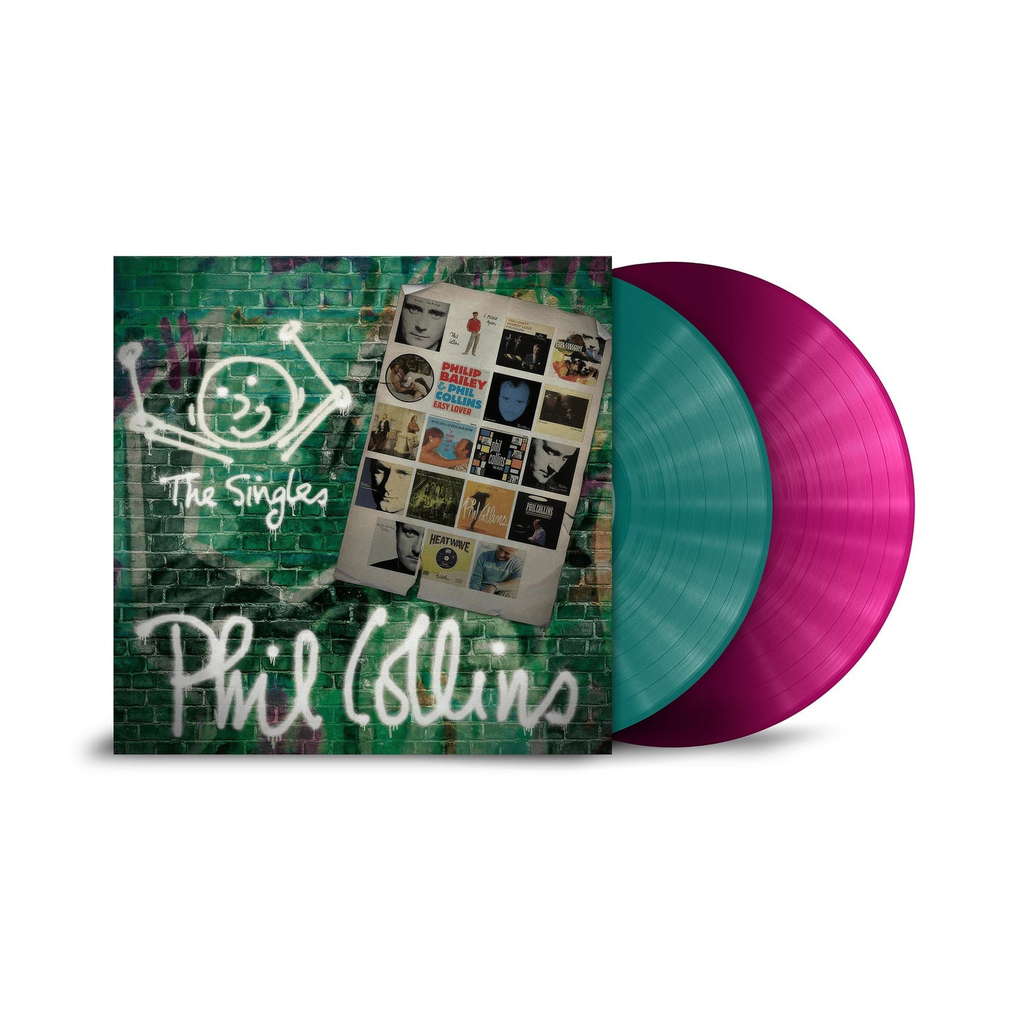 Phil Collins - The Singles (2LP, LTD, Magenta Green Transparent, 180gr)