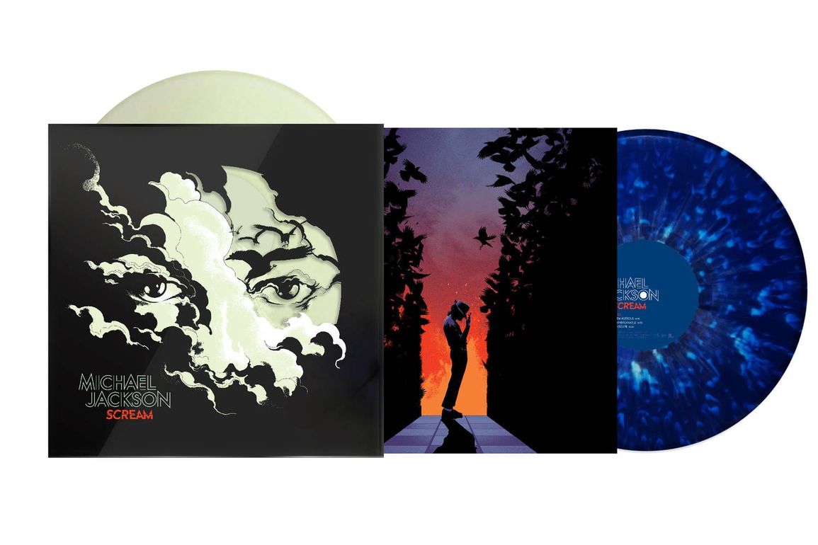 Michael Jackson - Scream (2LP, Glow In The Dark, Blue Translucent w/ Luminous Splatter, 180gr)