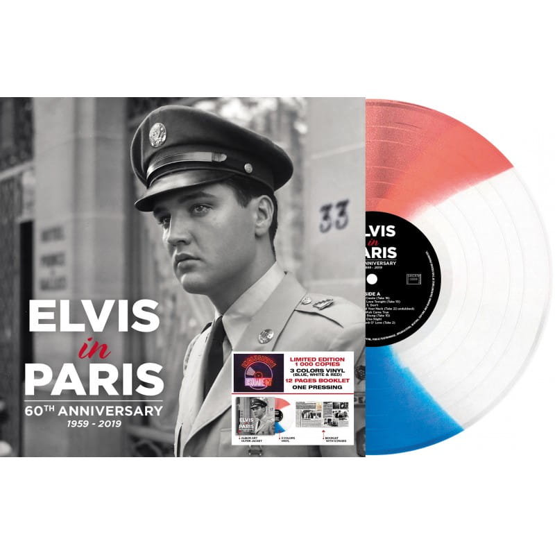 Elvis Presley - Elvis In Paris (RSD 2019, Blue White Red, LTD, 180gr)