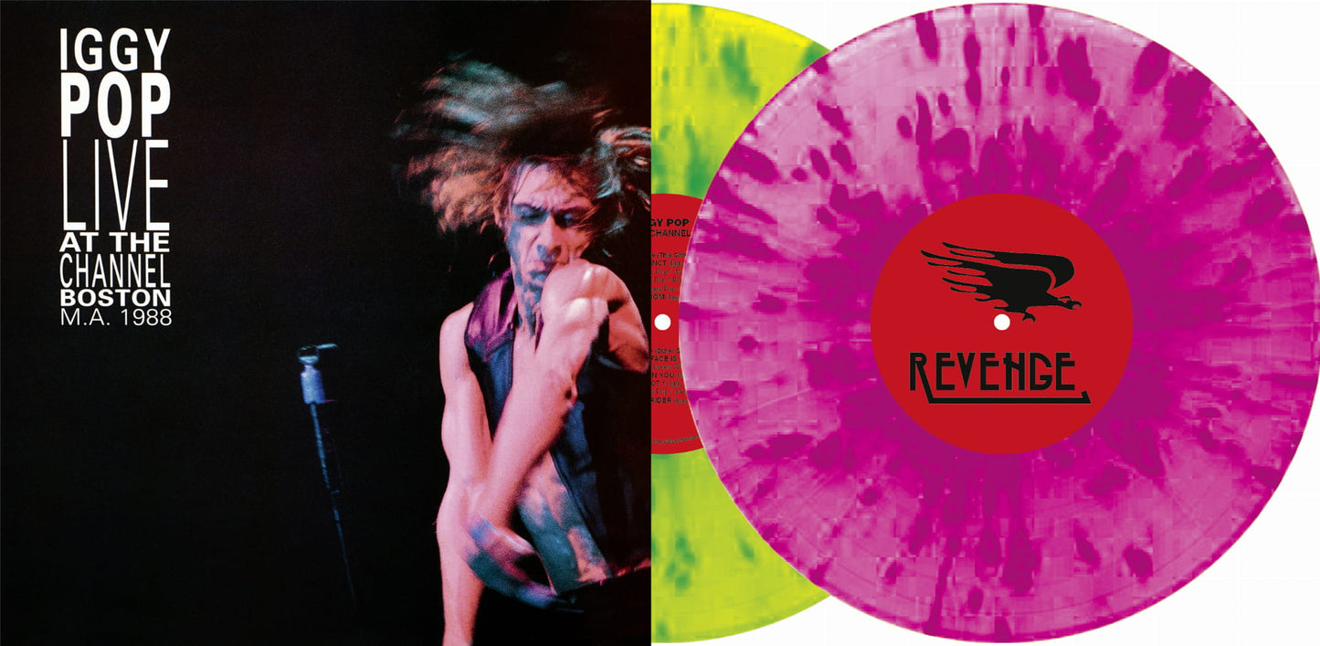 Iggy Pop - Live At The Channel Boston (2LP, RSD 2021, LTD, Yellow & Green, Pink & Red Splatter, 180gr)