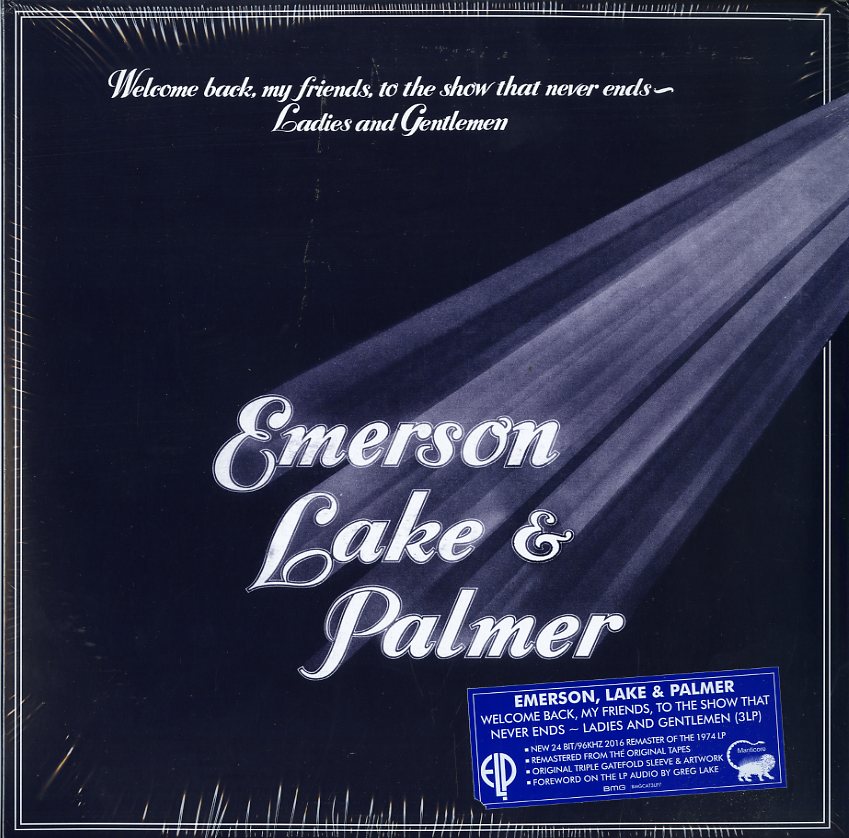 Emerson Lake & Palmer - Welcome Back My Friends To The Show That Never Ends (3LP, 180gr)