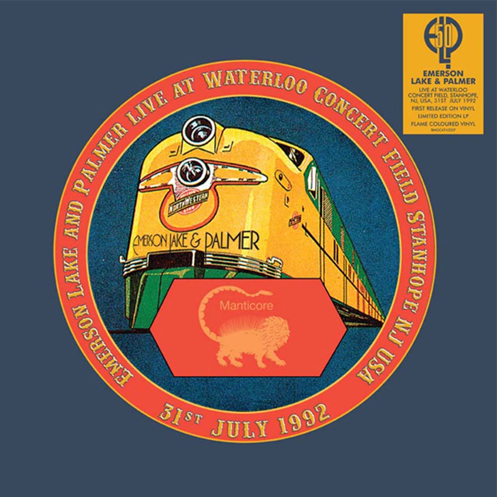 Emerson Lake & Palmer - Live At Waterloo Concert Field NJ 1992 (RSD 2020, LTD, Flame Coloured, 180gr)