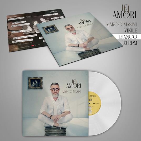 Marco Masini - 10 Amori (LTD, Bianco, Numerato, 180gr)