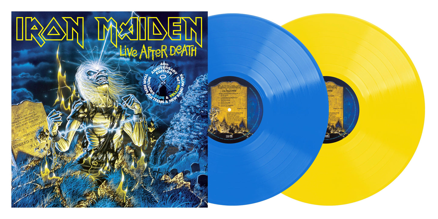 Iron Maiden - Live After Death (2LP, 40Th Ann, Blue Yellow, LTD, 180gr)