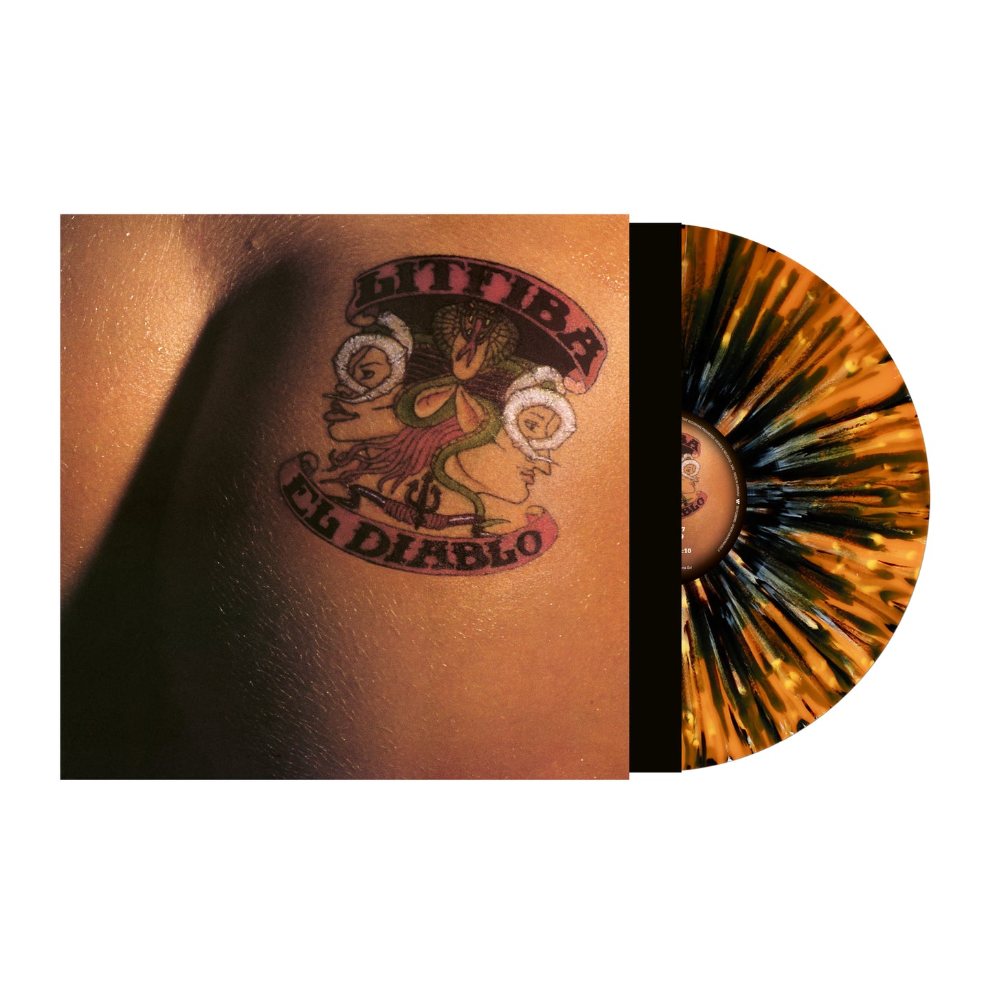 Litfiba - El Diablo (LTD, Splatter Giallo Nero, Numerato, 180gr)
