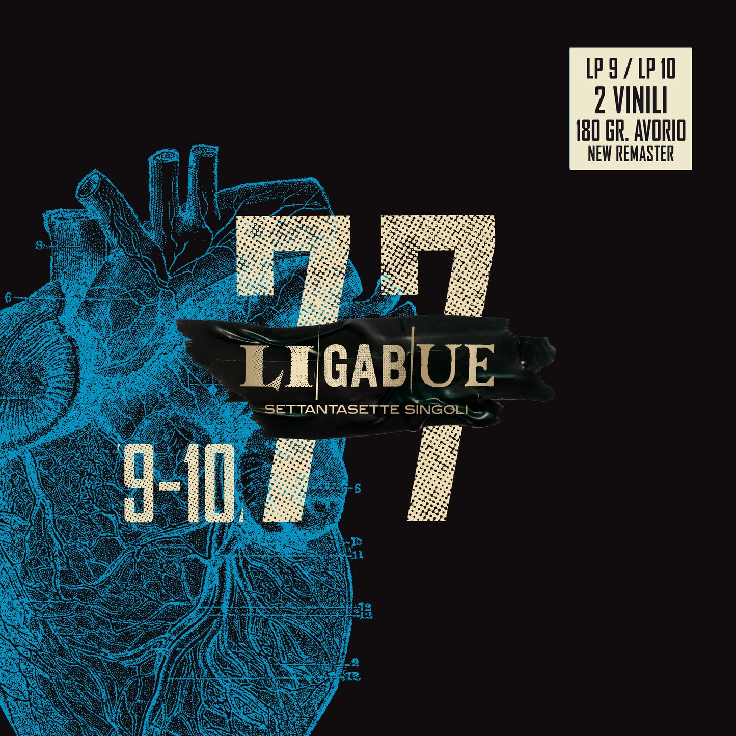 Luciano Ligabue - 77 Singoli LP 9 LP 10 (LTD, Avorio, 180gr)