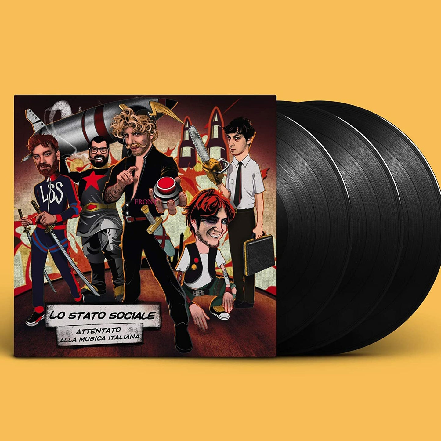 Stato Sociale - Attentato Alla Musica Italiana (3LP, 180gr)