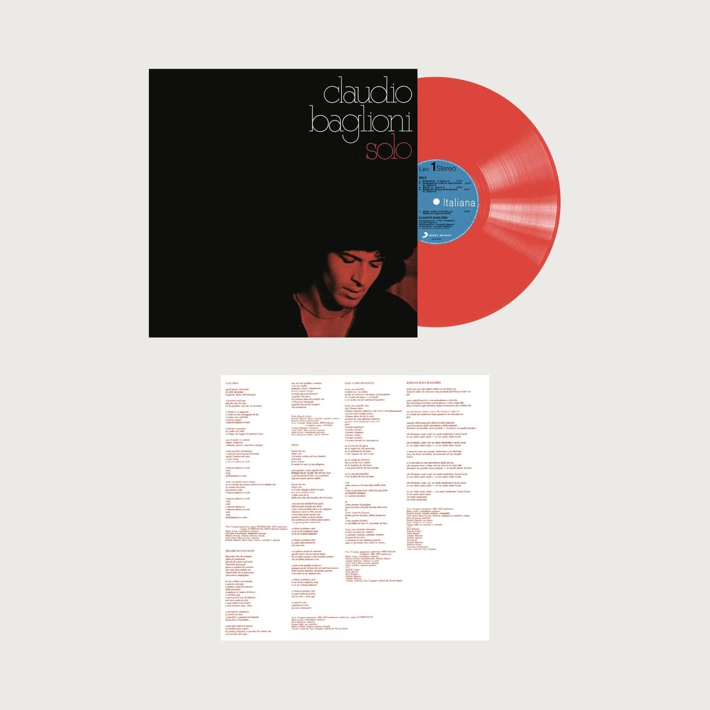 Claudio Baglioni - Solo (LTD, Rosso, Numerato, 180gr)