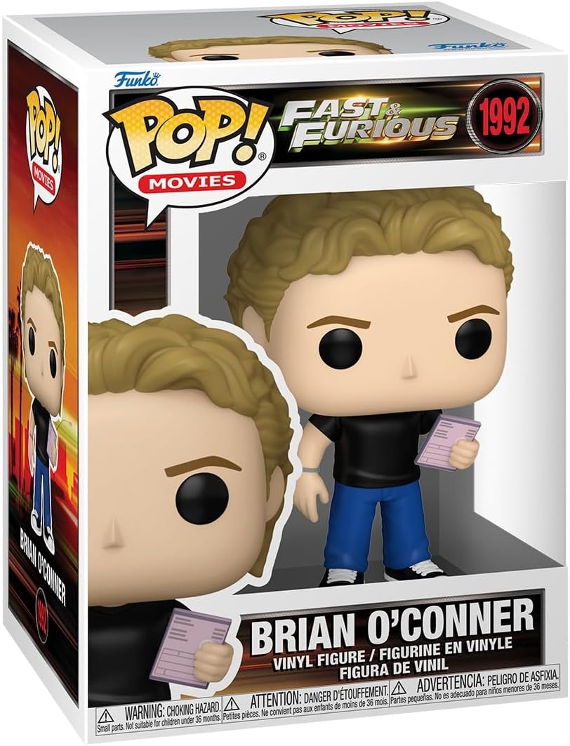 Fast And Furious: Funko Pop! Movies - Brian O'Conner (Vinyl Figure 1992)