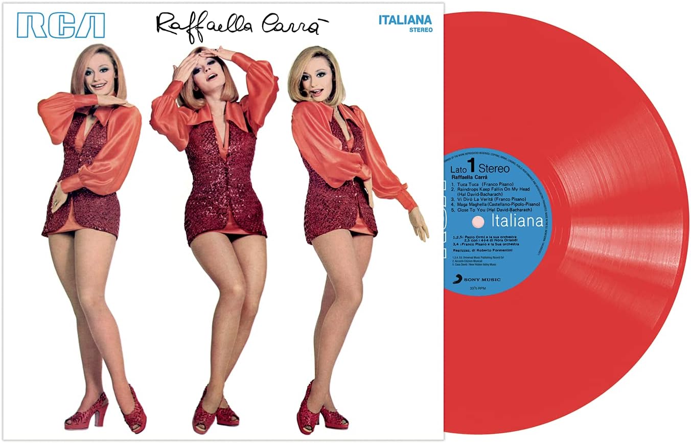 Raffaella Carrà - Raffaella Carrà (Foto Gambe, Rosso, 180gr)