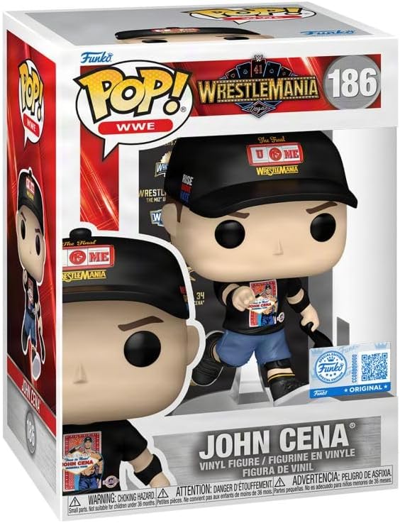 Wrestling: Funko Pop! - Wwe - John Cena (Vinyl Figure 186)