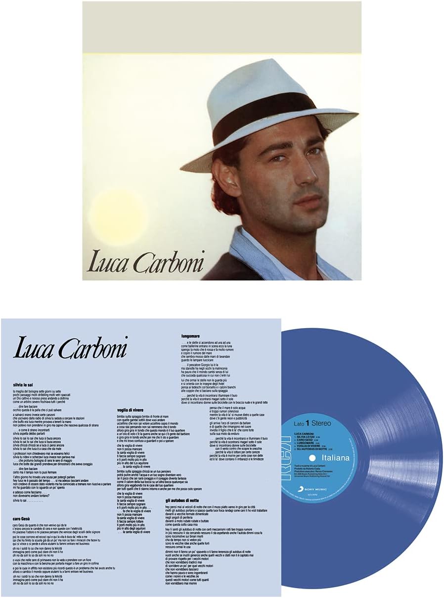 Luca Carboni - Luca Carboni (Copertina Bianca, RSD 2021, Blu, Autografato, 180gr)