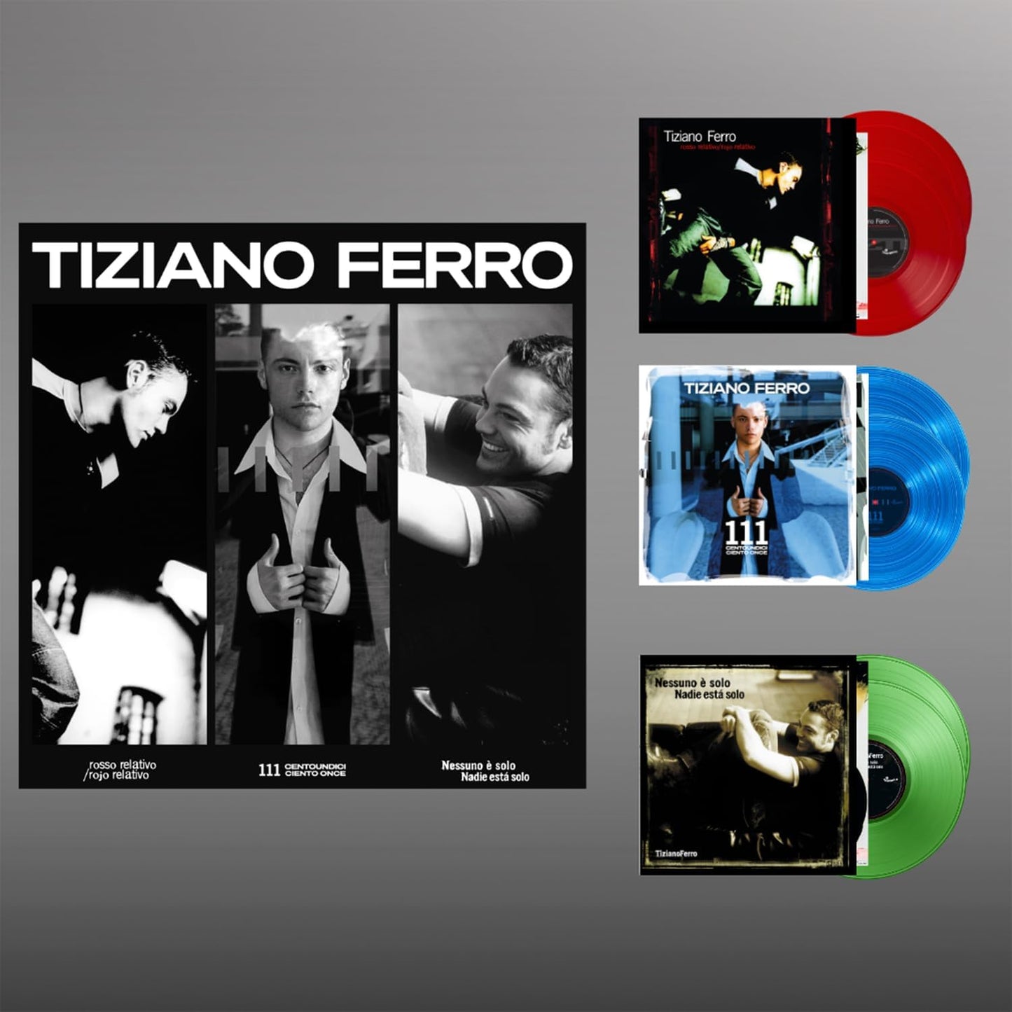 Tiziano Ferro - Tiziano Ferro Collection (6LP, LTD, Numerato, Rosso Verde Blu, 180gr, BOX)