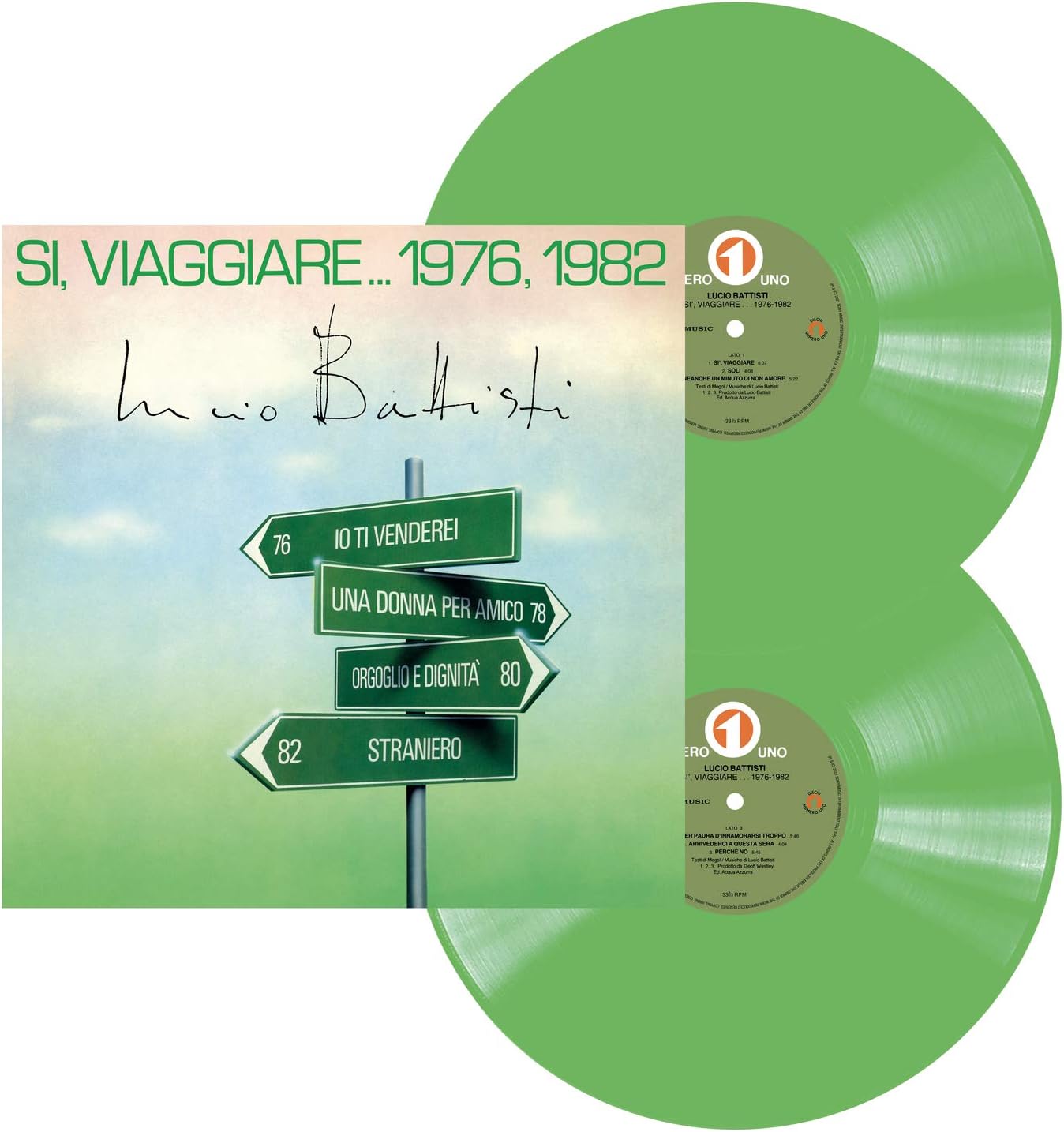 Lucio Battisti - Sì Viaggiare 1976, 1982 (LTD, Verde, Numerato, 180gr)