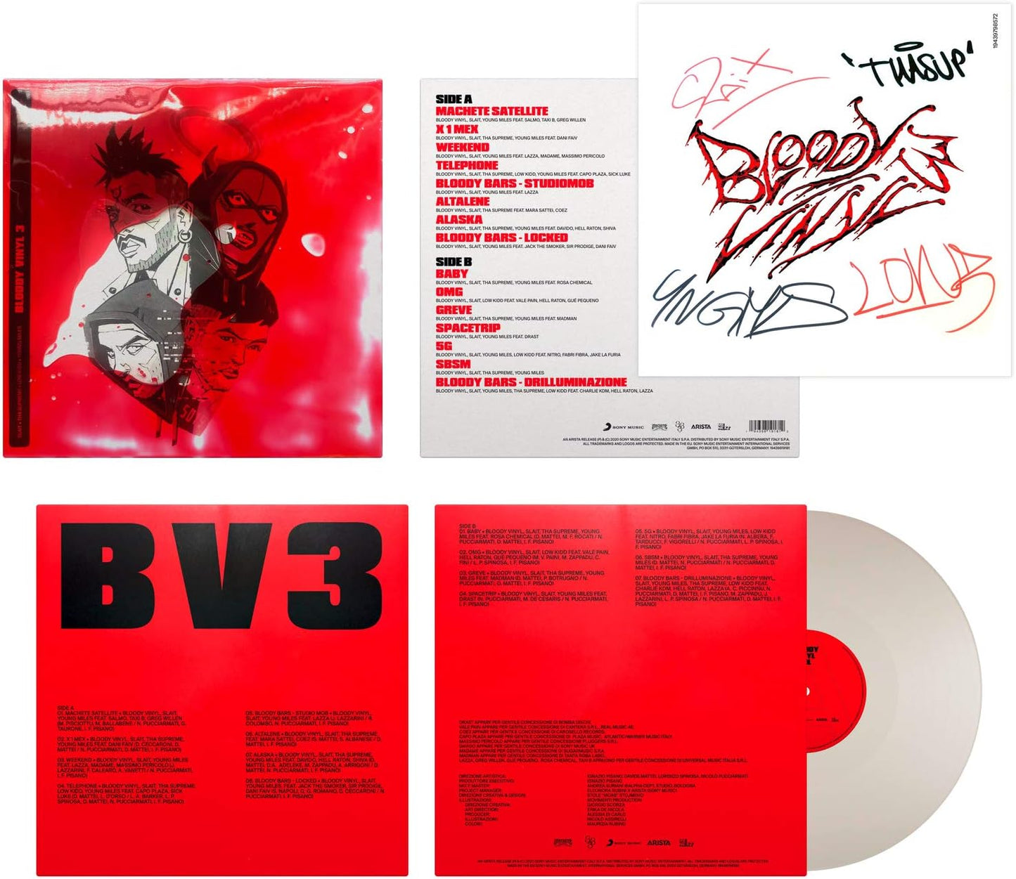 Bloody Vinyl - Bv3 (Copertina Liquida Rossa, Autografato, 180gr)