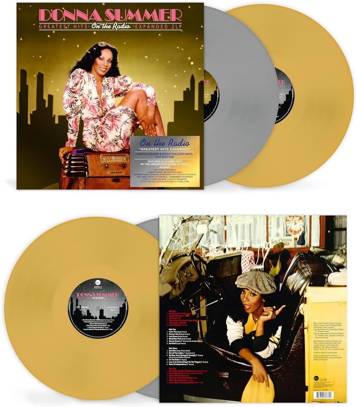 Donna Summer - On The Radio: Greatest Hits Vol. I & II (2LP, Silver & Gold, 180gr)