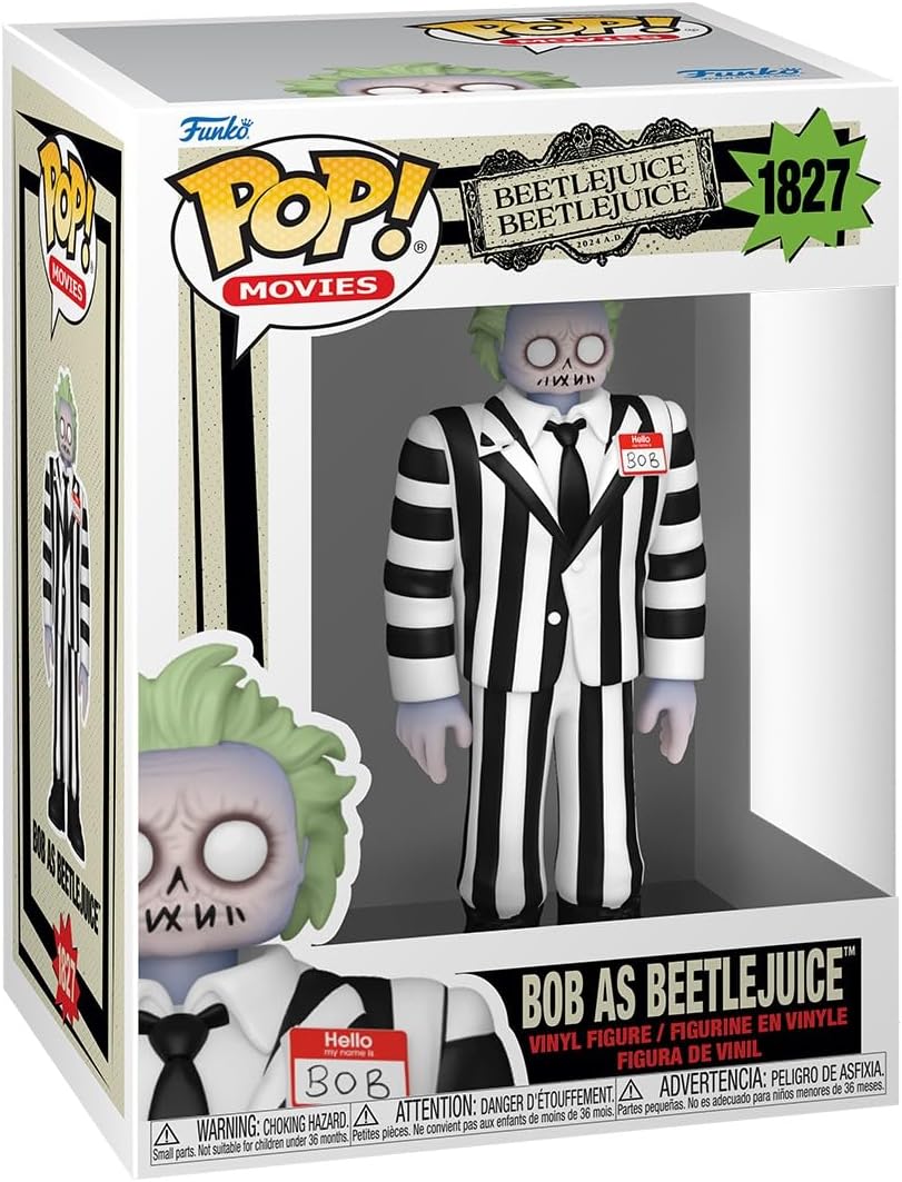 Beetlejuice: Funko Pop! Movies - Bob As Beetlejuice (Vinyl Figure 1827)