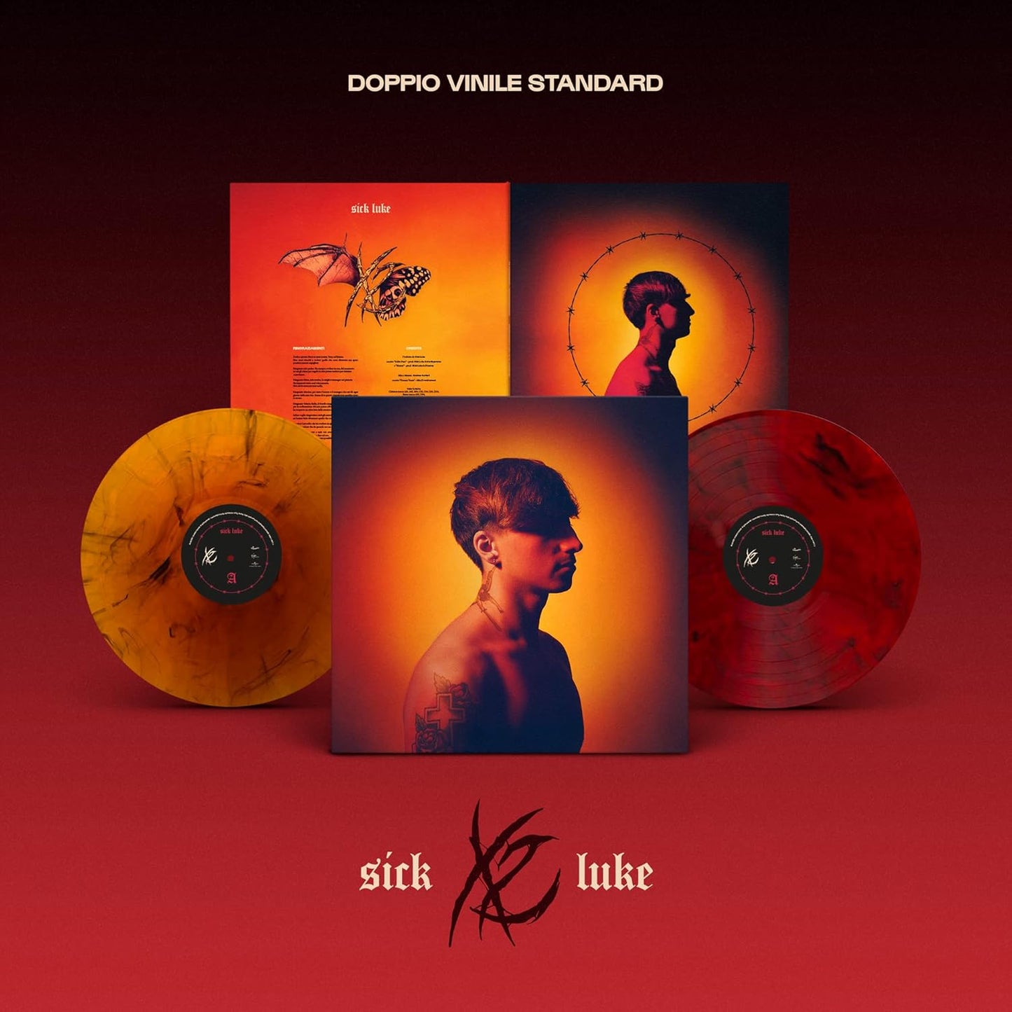 Sick Luke - X2 (Arancio Rosso Sfumato Nero, 2LP, 180gr)