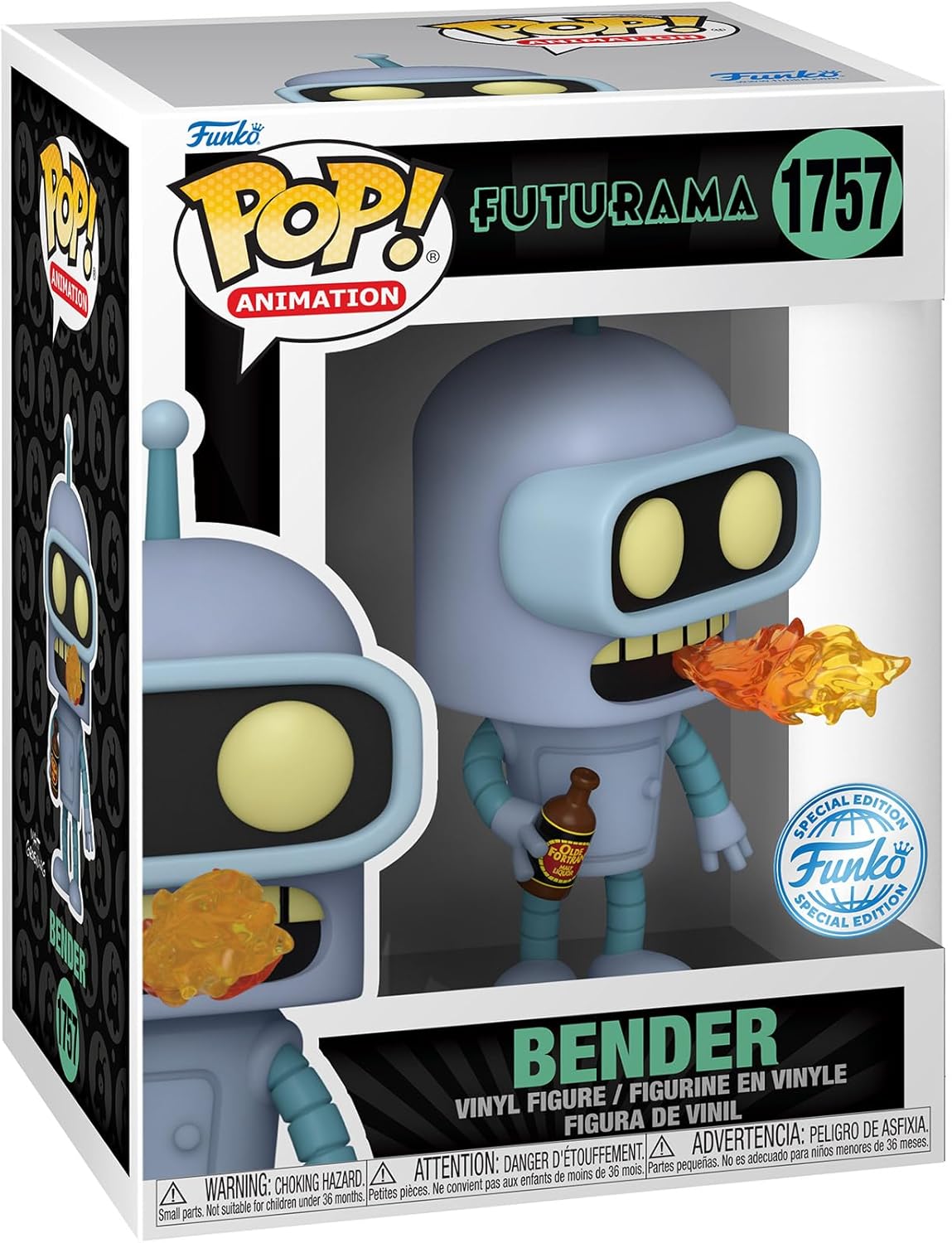 Futurama: Funko Pop! Tv - S4 - Bender w/Chase (Glow)