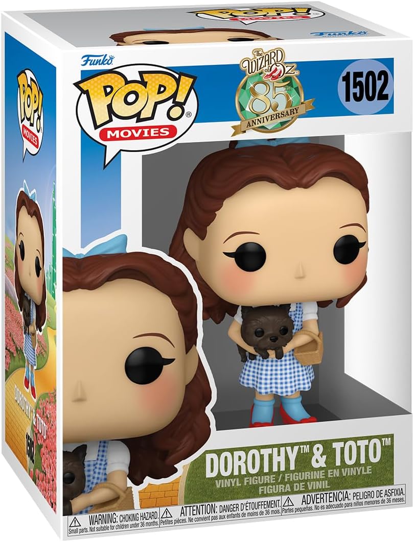 Wizard Of Oz (The): Funko Pop! Movies - 85Th Anniversary - Dorothy & Toto (Vinyl Figure 1502)