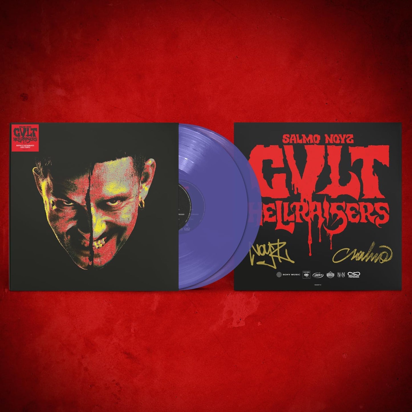 Salmo/Noyz Narcos - CVLT / Hellraiser (Viola Chiaro, Autografato, 180gr)