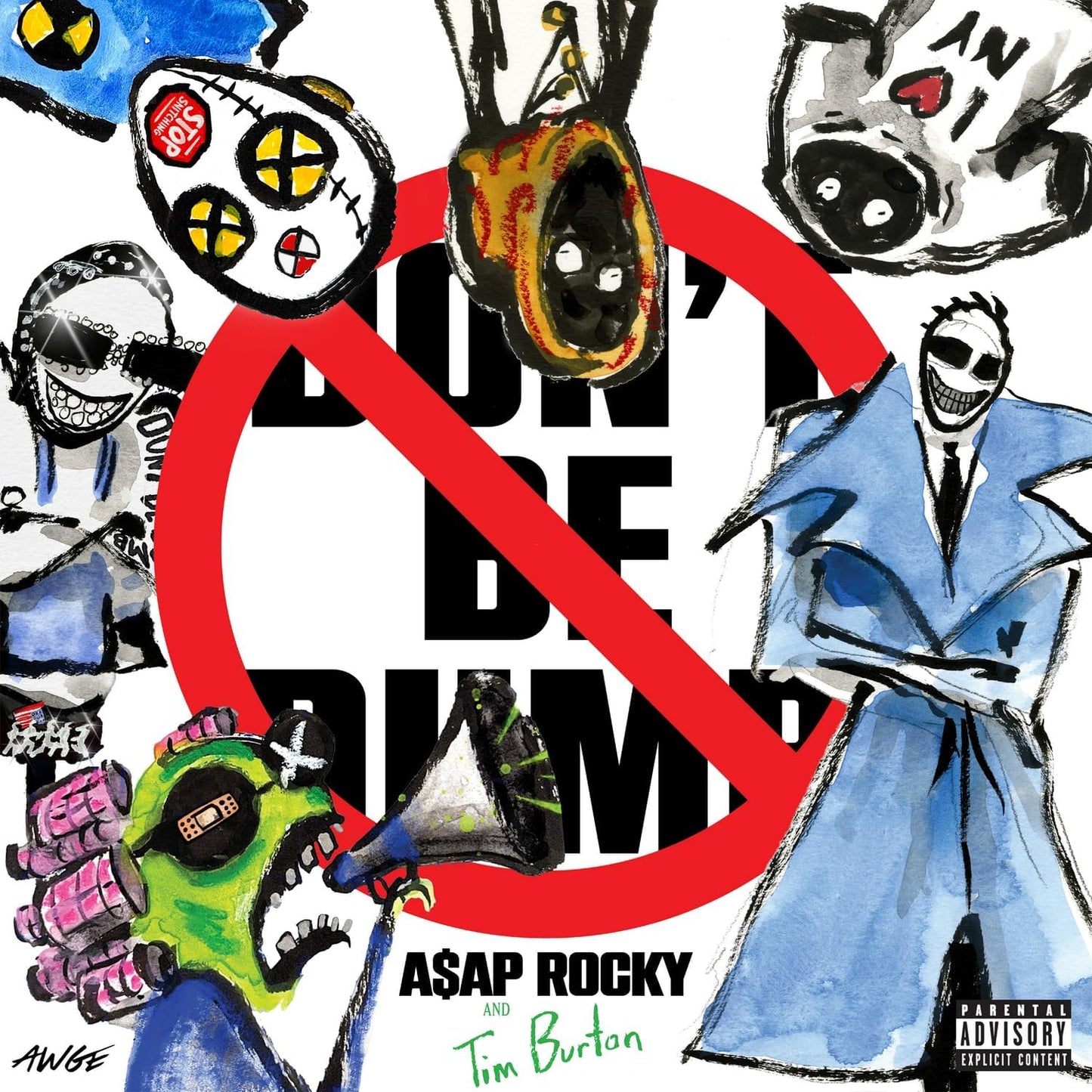 Asap Rocky - Don'T Be Dumb (2LP, Black, White, 180gr)