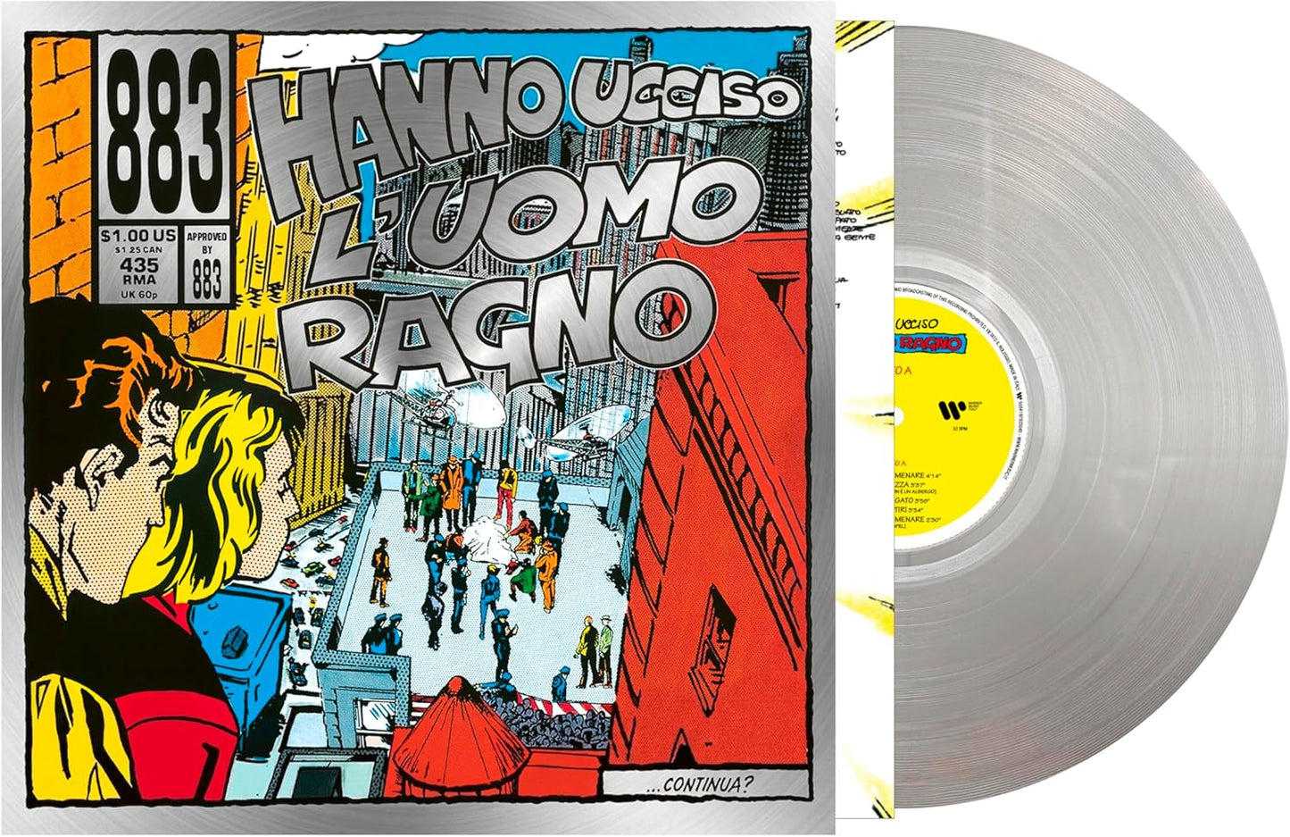 883 - Hanno Ucciso L'Uomo Ragno (LTD, Copertina Metalizzata, Cristallo, 180gr)