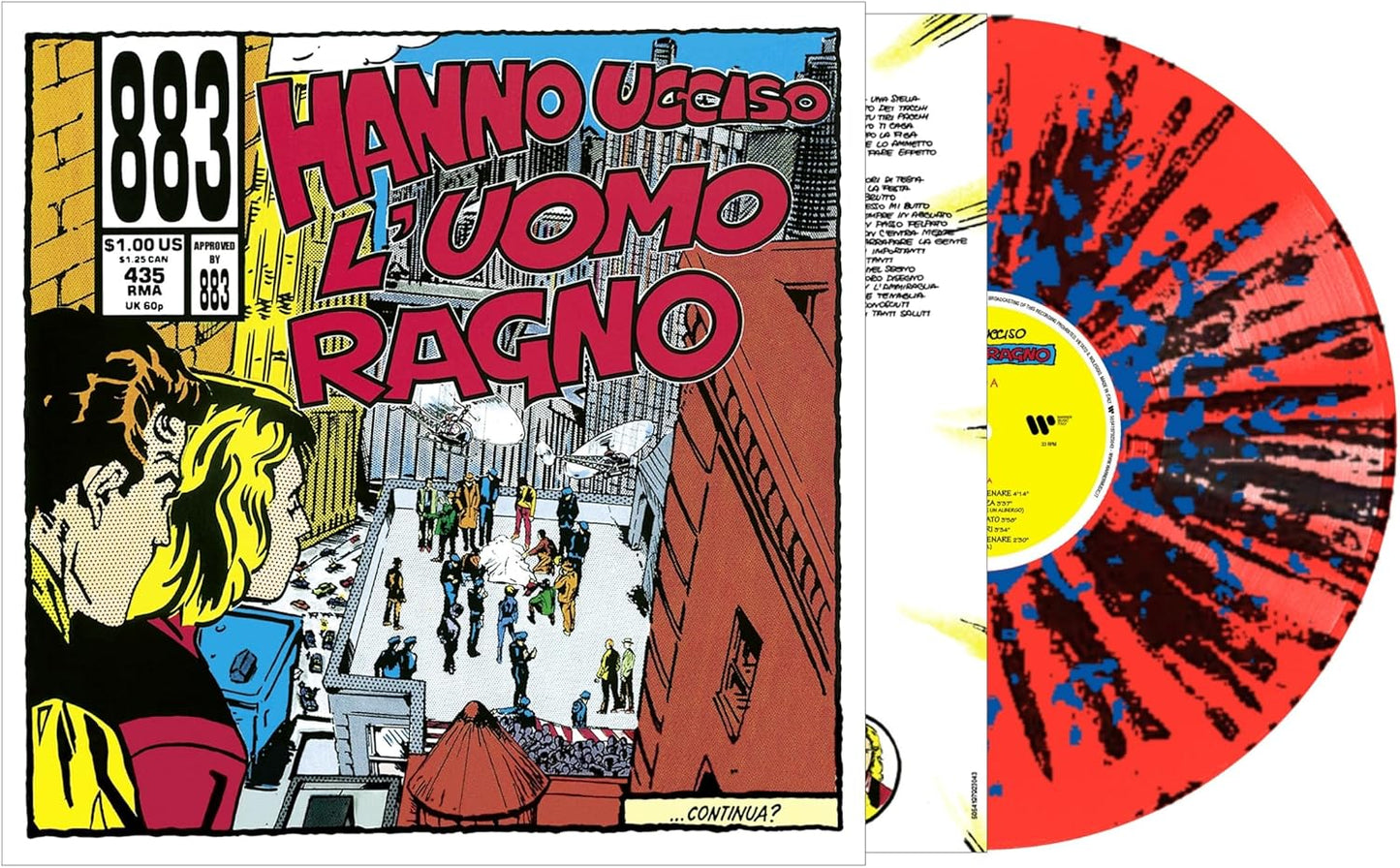 883 - Hanno Ucciso L'Uomo Ragno (LTD, Splatter Rosso Blu, 180gr)