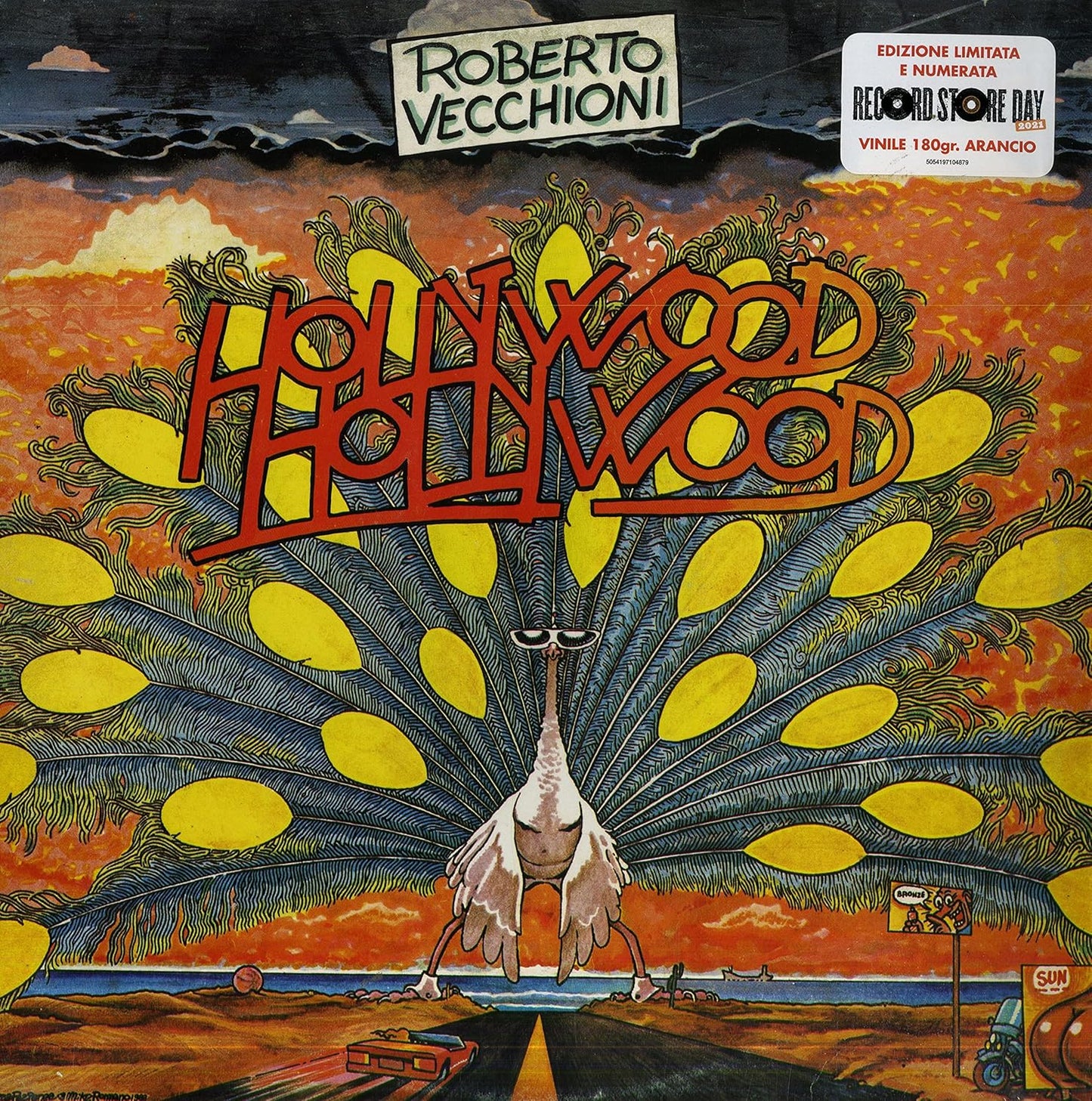 Roberto Vecchioni - Hollywood Hollywood (Arancione, RSD 2021, 180gr)