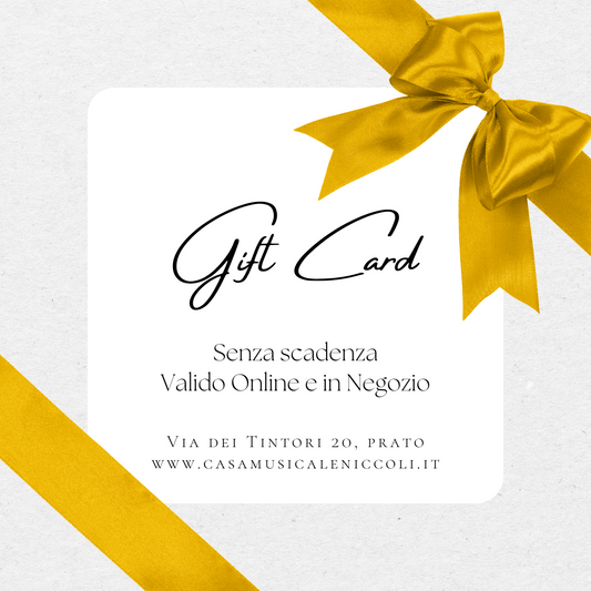 Gift Card Casa Musicale Niccoli