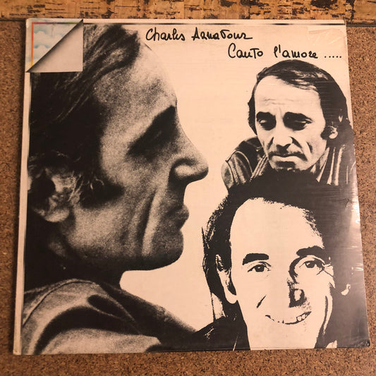 Charles Aznavour - Canto L'Amore Perchè Credo Che Tutto Derivi Da Esso (LP, Album, RE)