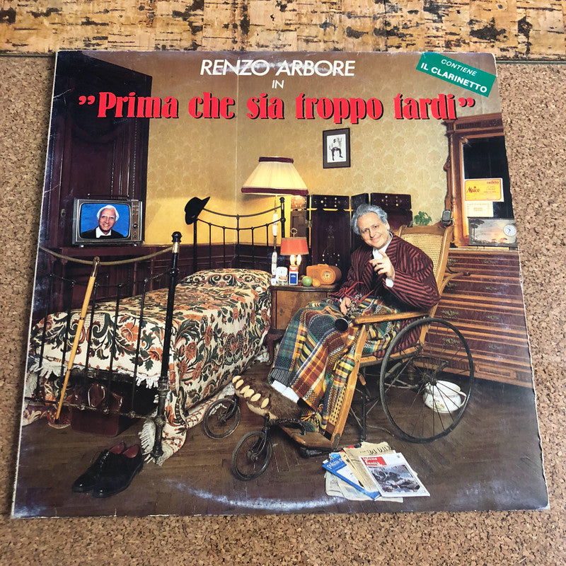Renzo Arbore - Prima Che Sia Troppo Tardi (LP, Album, RE)