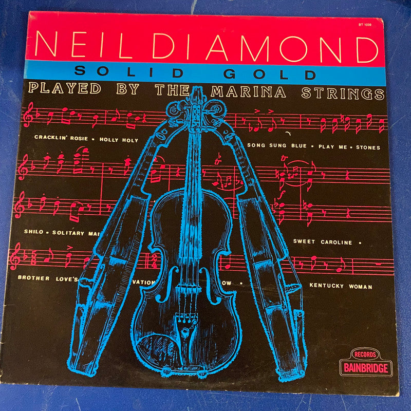The Marina Strings - Neil Diamond Solid Gold (LP)