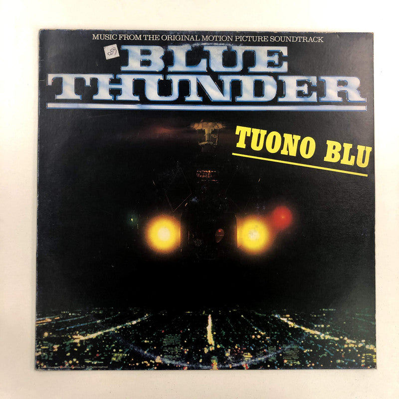 Arthur B. Rubinstein - Blue Thunder - Tuono Blu (Music From The Original Motion Picture Soundtrack) (LP)