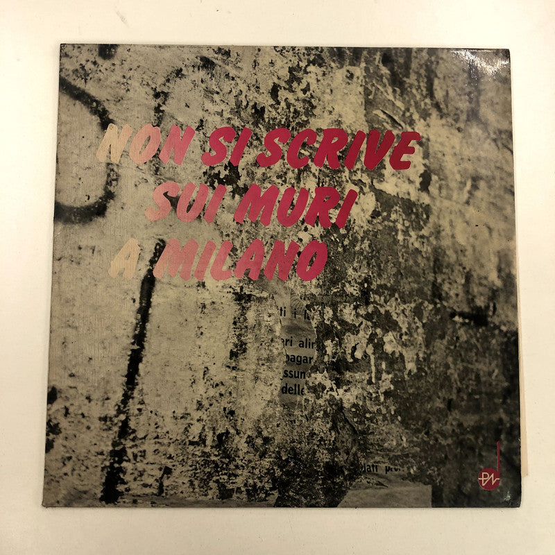 Fiorenzo Carpi - Non Si Scrive Sui Muri A Milano (Colonna Sonora Originale Del Film) (LP, Album)