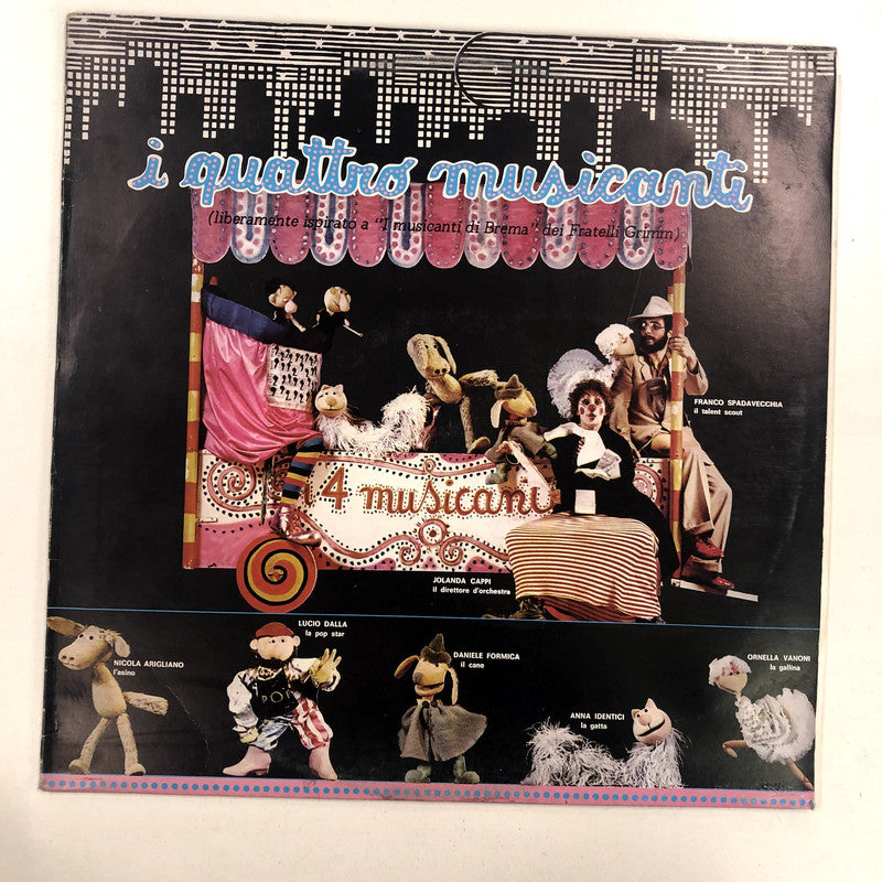 Nicola Arigliano, Lucio Dalla, Daniele Formica, Ornella Vanoni, Anna Identici, Franco Spadavecchia - I Quattro Musicanti (LP, Album)