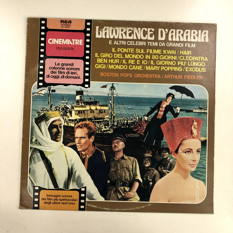 Boston Pops Orchestra / Arthur Fiedler - Lawrence D'Arabia E Altri Celebri Temi Da Grandi Film (LP, Comp)