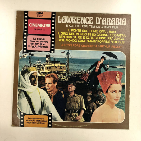 Boston Pops Orchestra / Arthur Fiedler - Lawrence D'Arabia E Altri Celebri Temi Da Grandi Film (LP, Comp)