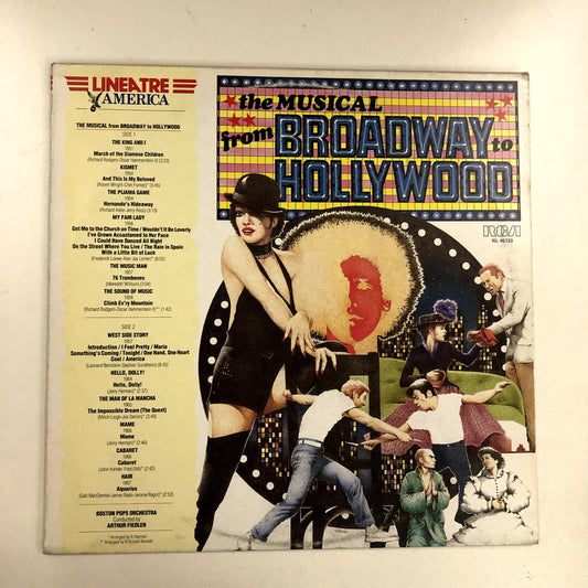 Boston Pops Orchestra ,Conducted By Arthur Fiedler - The Musical From Broadway To Hollywood (LP, Comp, Promo)