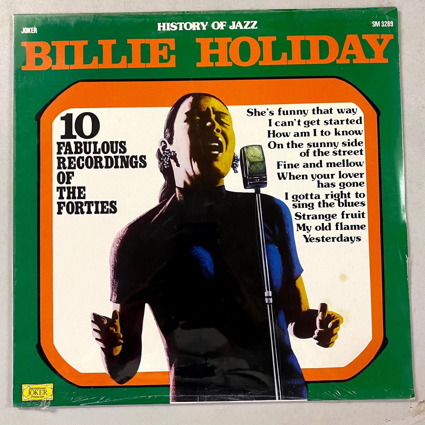 Billie Holiday - 10 Fabulous Recordings Of The Forties (LP, Comp)