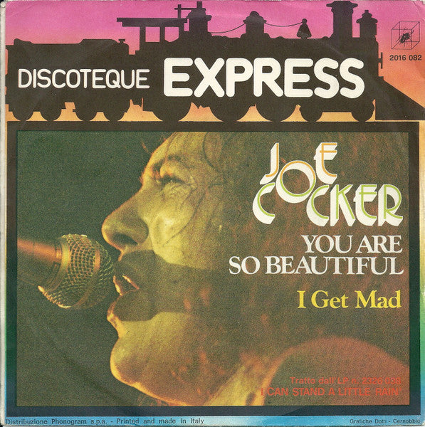 Joe Cocker - You Are So Beautiful / I Get Mad (7")