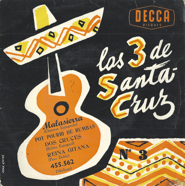 Los 3 de Santa Cruz - Nº 3 / Malasierra (7", EP)