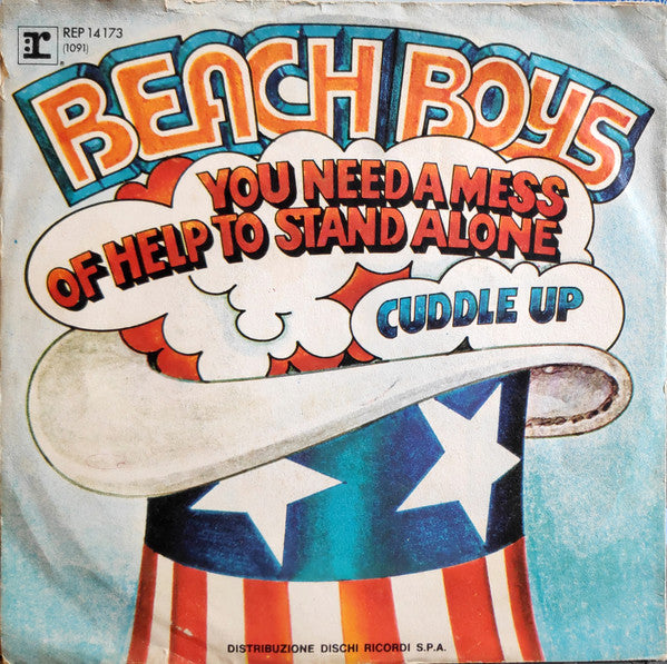 The Beach Boys - You Need A Mess Of Help To Stand Alone / Cuddle Up (7", Single)